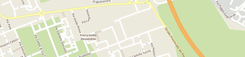 Mappa della impresa fedeli mario e rodolfo a CECINA