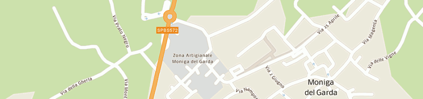 Mappa della impresa tosoni enzo e c (snc) a MONIGA DEL GARDA