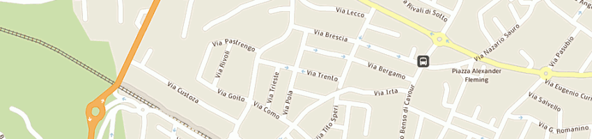 Mappa della impresa promo marketing  a TAVERNA