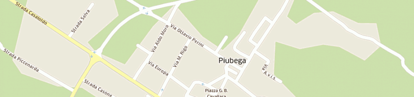 Mappa della impresa chizzoni silvano a PIUBEGA