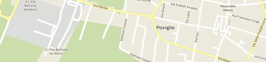 Mappa della impresa cantarelli mauro a POVIGLIO