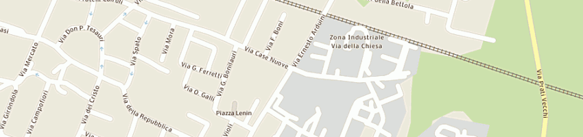 Mappa della impresa foto studio snc di gozzi augusto e borghi gianfranco a CAVRIAGO