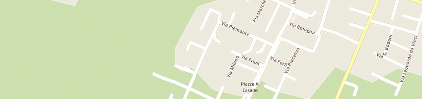 Mappa della impresa vannini giuseppe a POVIGLIO