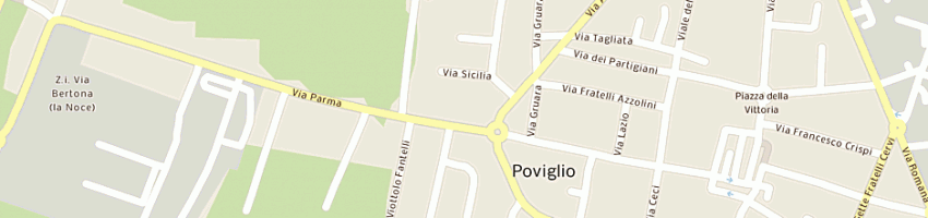 Mappa della impresa clementeeqgbmzo (snc) a POVIGLIO
