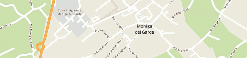 Mappa della impresa ragnoli anna a MONIGA DEL GARDA