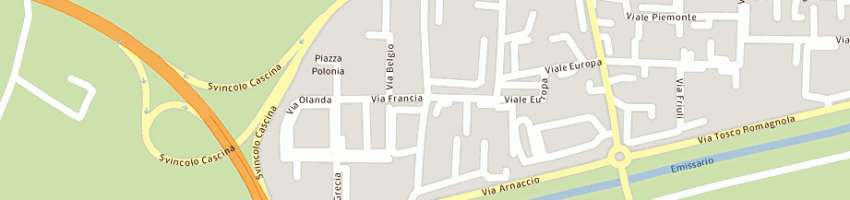 Mappa della impresa dayco europe srl a socio unico a CASCINA