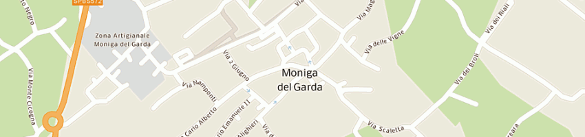 Mappa della impresa la dolce vita snc di baldi nicola e c a MONIGA DEL GARDA