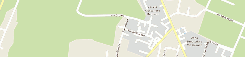 Mappa della impresa menozzi guglielmo a POVIGLIO