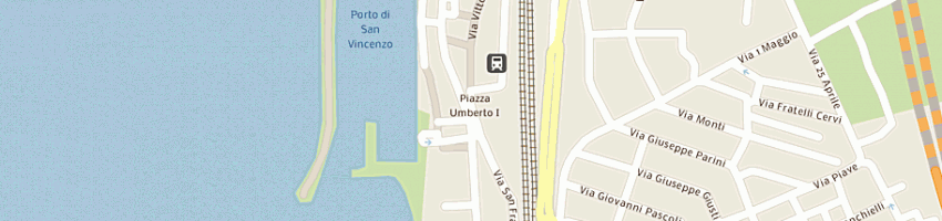 Mappa della impresa confrdi misericordia e del ss sacramento di svincenzo a SAN VINCENZO