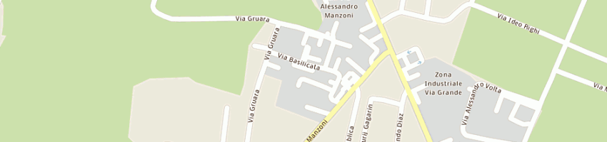 Mappa della impresa carrozzeria povigliese a POVIGLIO