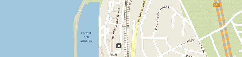 Mappa della impresa bonsignori fausto a SAN VINCENZO