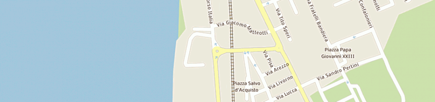 Mappa della impresa centro del ciclo a SAN VINCENZO