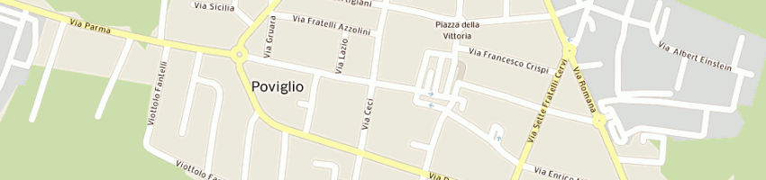 Mappa della impresa aldrovandi gianluca a POVIGLIO