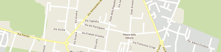 Mappa della impresa erboristeria naturamica a POVIGLIO