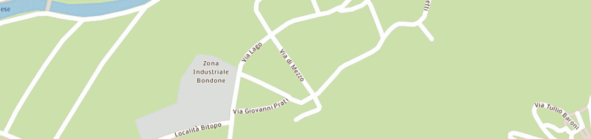 Mappa della impresa municipio a BONDONE