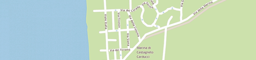 Mappa della impresa blu car srl a SIENA