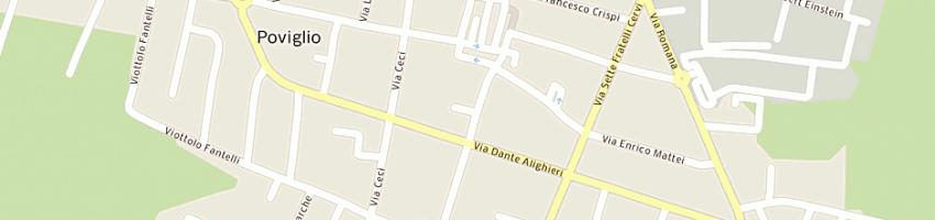 Mappa della impresa serafini stefano a POVIGLIO