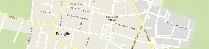 Mappa della impresa caleffi nello a POVIGLIO