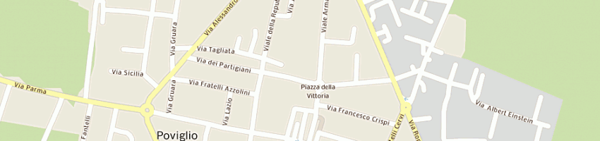 Mappa della impresa autofficina monica a POVIGLIO