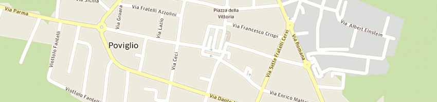 Mappa della impresa pelicelli ettore a POVIGLIO
