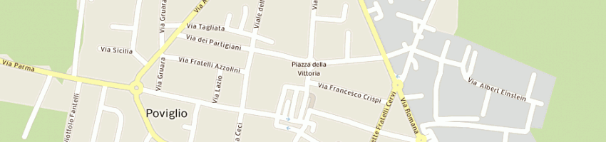 Mappa della impresa farmacia sstefano bertozzi dr patrizia a POVIGLIO