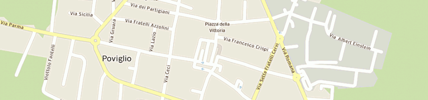 Mappa della impresa parrocchia di s stefano protom in poviglio a POVIGLIO