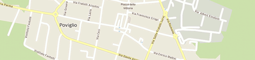 Mappa della impresa barbiani e belletti a POVIGLIO