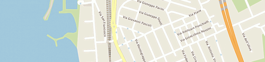 Mappa della impresa paparelli luigi a SAN VINCENZO