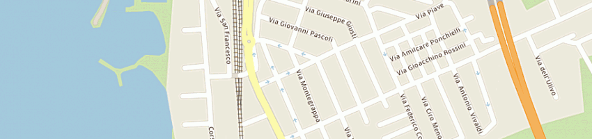 Mappa della impresa agenzia emmedi di marco d'agliano a SAN VINCENZO