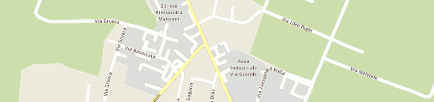 Mappa della impresa ristorante pizzeria sonrisa a POVIGLIO