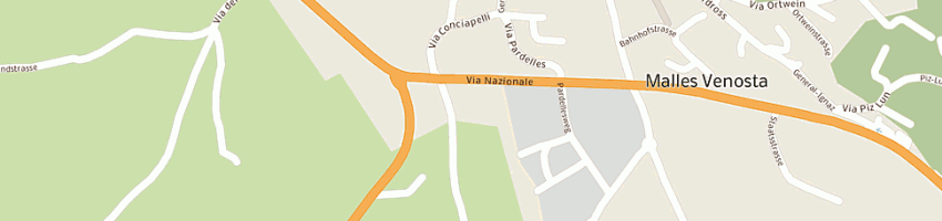 Mappa della impresa hotel garberhof a MALLES VENOSTA