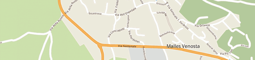 Mappa della impresa pewas bau sas a MALLES VENOSTA