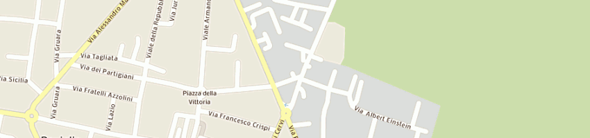 Mappa della impresa officine carpi (srl) a POVIGLIO