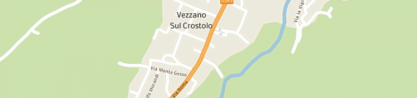 Mappa della impresa gelateria k2 (snc) a VEZZANO SUL CROSTOLO