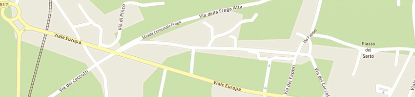 Mappa della impresa ristorante la fraga a CAPANNORI