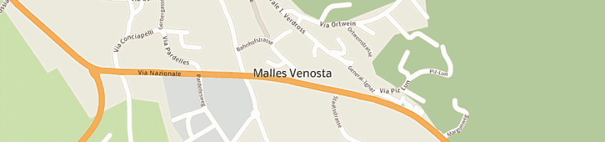 Mappa della impresa autocenter polin di polin anton e co snc officina meccanica e carrozzeria a MALLES VENOSTA
