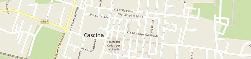 Mappa della impresa tipolinea di montechiari carla a CASCINA