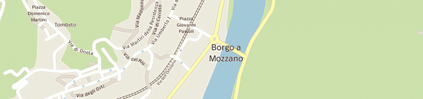 Mappa della impresa allegretti amedeo a BORGO A MOZZANO