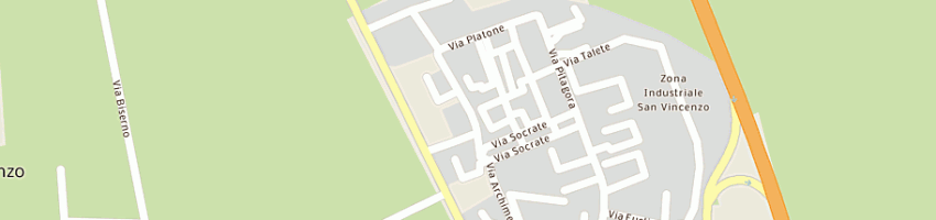 Mappa della impresa autofficina grandi diesel a SAN VINCENZO