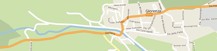Mappa della impresa von scarpatetti richard a GLORENZA