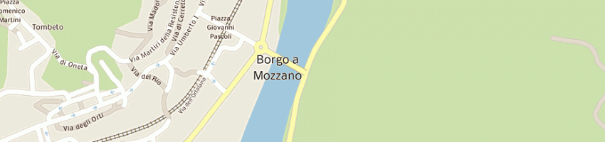 Mappa della impresa albergo il pescatore a BORGO A MOZZANO