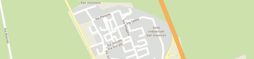 Mappa della impresa montevibiani franco a SAN VINCENZO