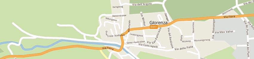 Mappa della impresa zanaglia annelore irene a GLORENZA