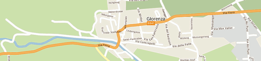 Mappa della impresa laubenguggerl di marquardt roswitha a GLORENZA