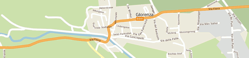 Mappa della impresa difensa civica a BOLZANO