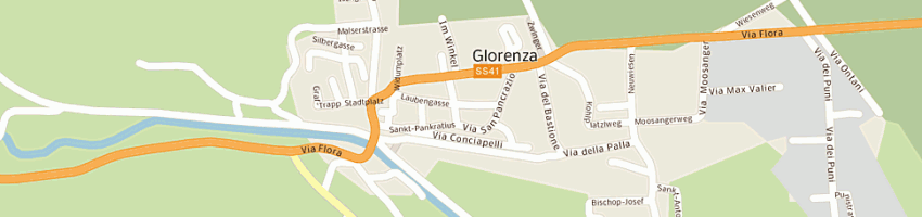 Mappa della impresa spazio store srl a BOLZANO
