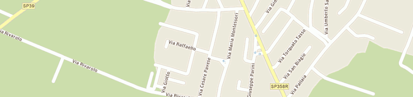Mappa della impresa maestri gino e c (snc) a REGGIO EMILIA