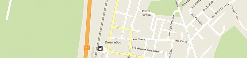 Mappa della impresa ribecai roberto a CASTAGNETO CARDUCCI