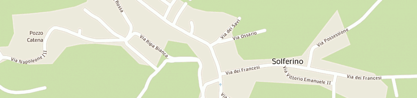 Mappa della impresa albergo ristorante alla vittoria da renato a SOLFERINO