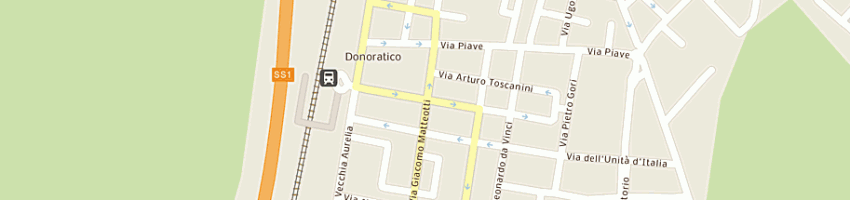 Mappa della impresa farmacia giordani dr bruno a CASTAGNETO CARDUCCI